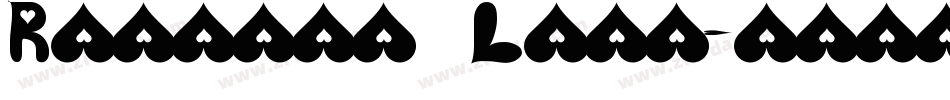 Rassika Love字体转换